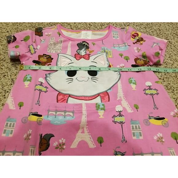 Aristocats Marie‎ Pink Dress Disney Store Girls SZ M 7/8 Cat Pocket Paris Icons - Picture 8 of 8